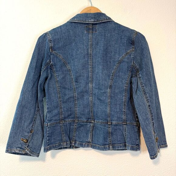 Vintage Chaps Denim Button Down Jacket Size Small - Picture 6 of 7